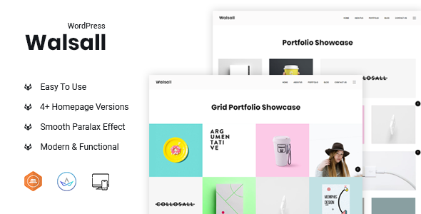 Walsall - Minimal Digital Agency WordPress Theme