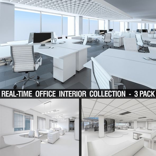 Office Interior Collection - 3Docean 22237620