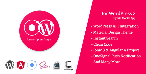 IonWordPress 3 - CodeCanyon 22145829