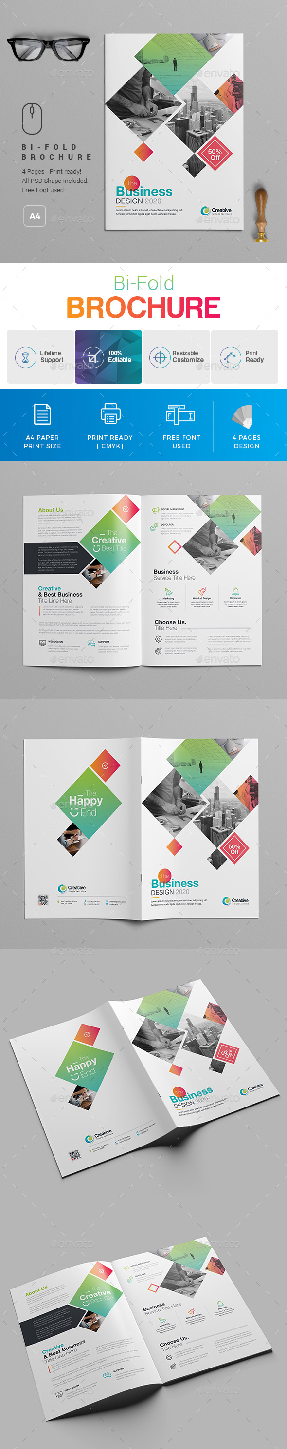 Bi-Fold Brochure in Brochure Templates