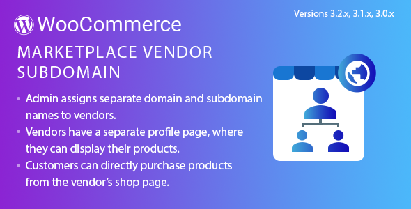 Marketplace Vendor Subdomain Plugin for WooCommerce - CodeCanyon Item for Sale