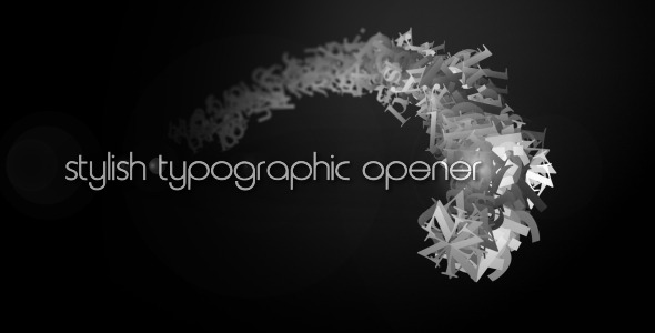stylish typography intro - VideoHive 2165188