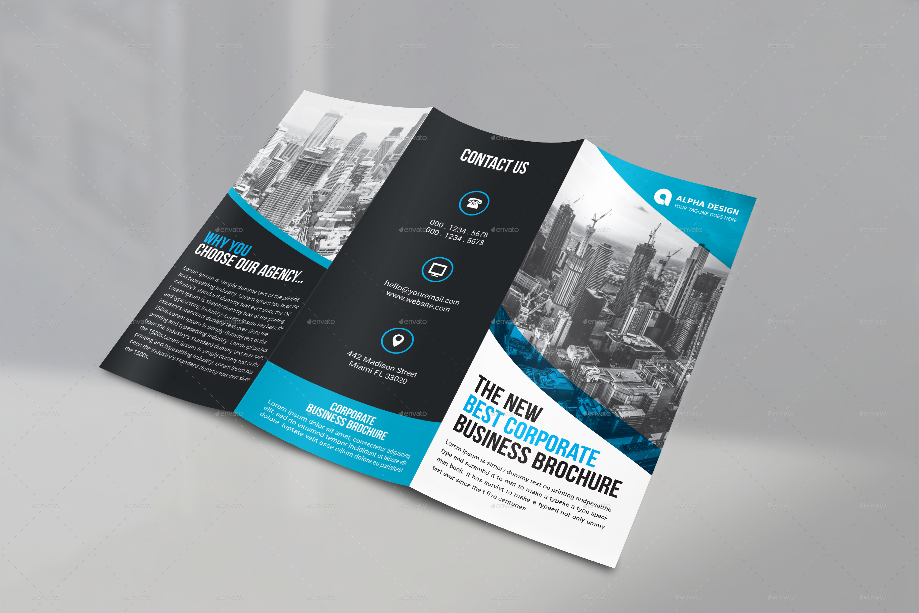 Corporate Tri-fold Brochure, Print Templates | GraphicRiver