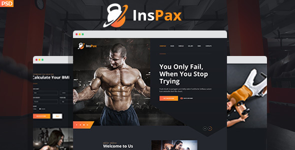 InsPax - Fitness - ThemeForest 22133017