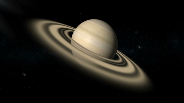 Saturn Planet Rotating, Motion Graphics | VideoHive