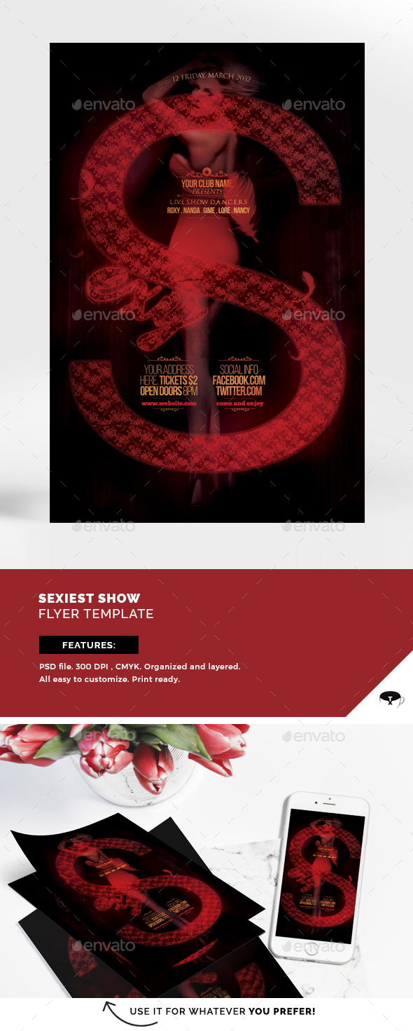 Sexiest Show Flyer Template - Events Flyers