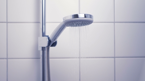 Shower Head Turning on