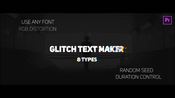 Glitch Text Maker for Premiere Pro