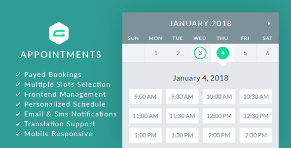 gAppointments - Appointment booking addon for Gravity Forms - CodeCanyon Item for Sale