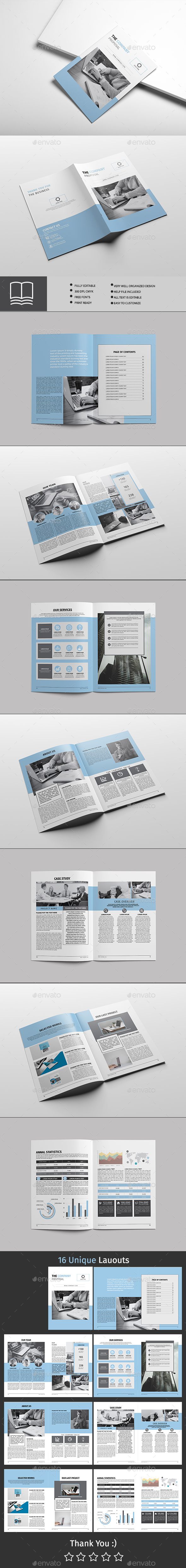 Company Profile - Brochures Print Templates