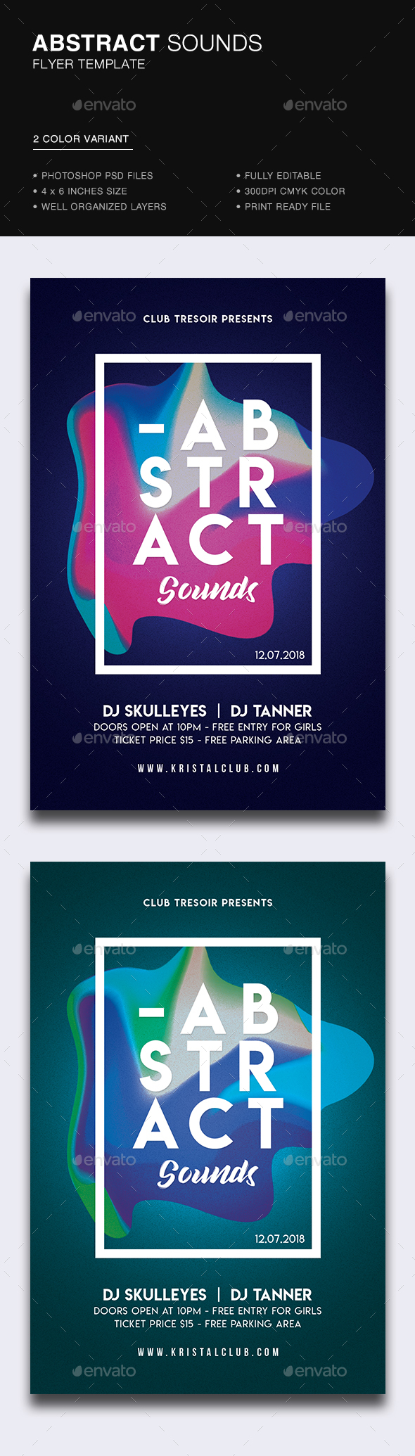 Abstract Party Flyer - Clubs & Parties Events