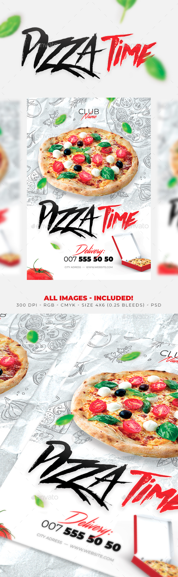 Pizza Flyer - Restaurant Flyers