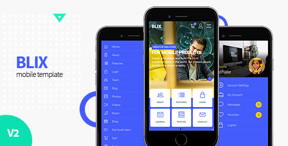 Blix - Mobile - ThemeForest 21295065