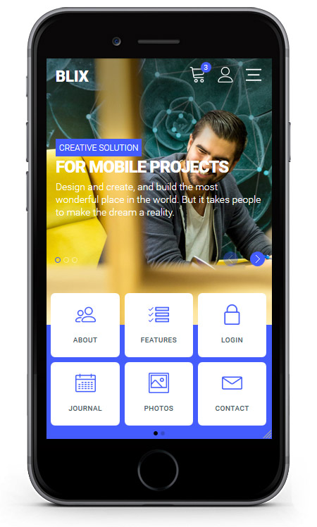  Blix Mobile HTML Template Free Download Download Blix Mobile HTML 