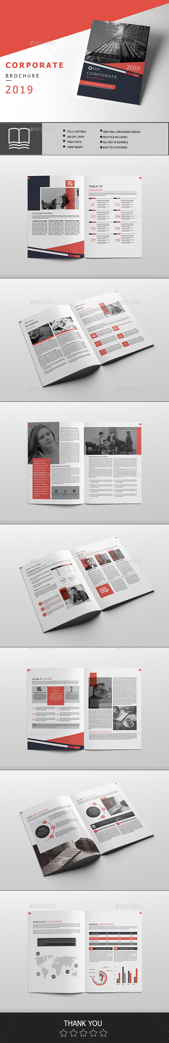 Company profile - Brochures Print Templates