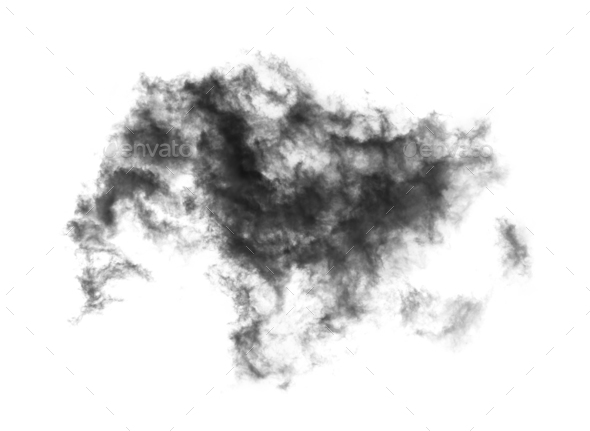 Black smoke on a white background Stock Photo by sommai | PhotoDune