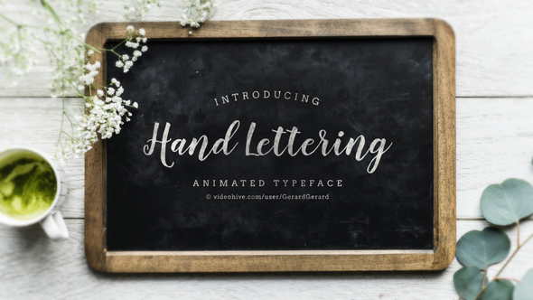 Hand Lettering - VideoHive 22255442