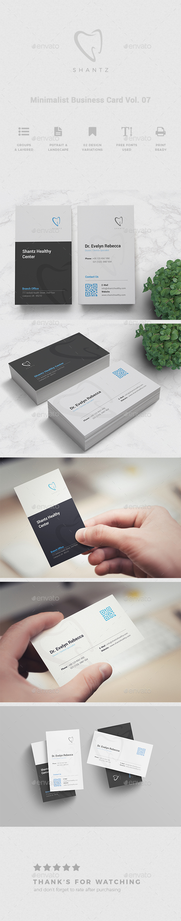 Minimalist Business Card Vol. 07 - Business Cards Print Templates