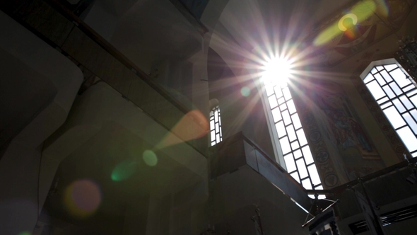 Sun Light and Buildings, Nature,