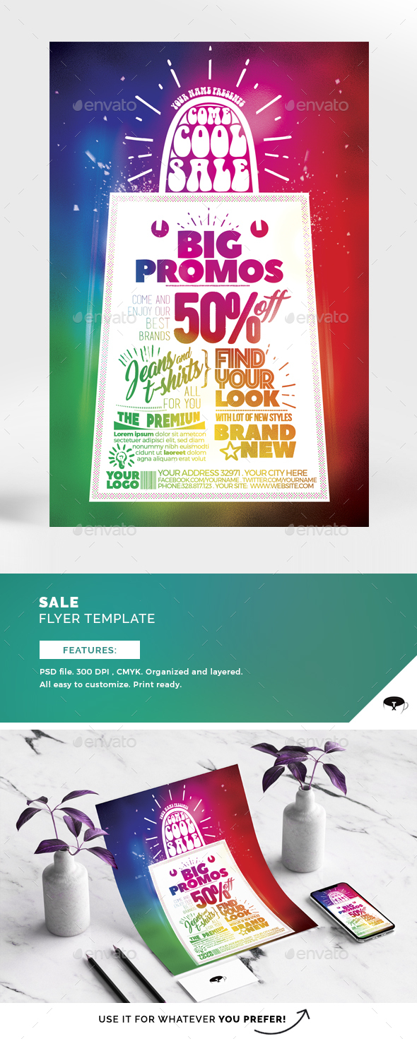 Sale Flyer Template - Flyers Print Templates