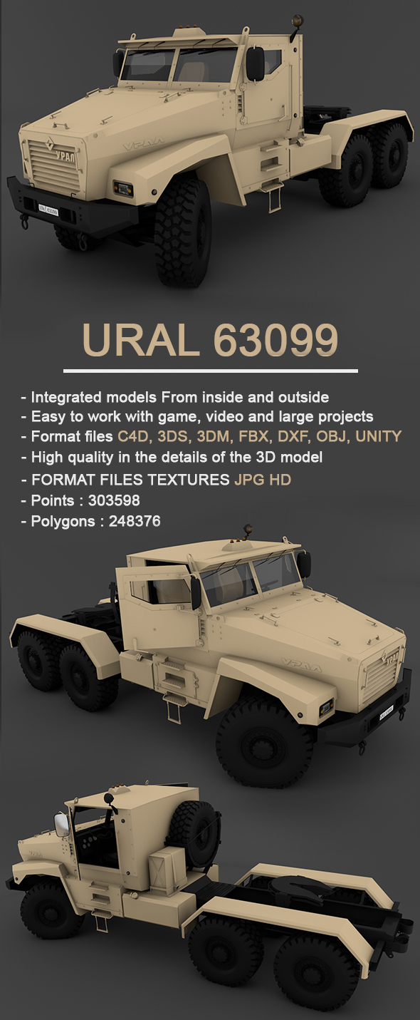 Ural 63099 Full - 3Docean 22256249