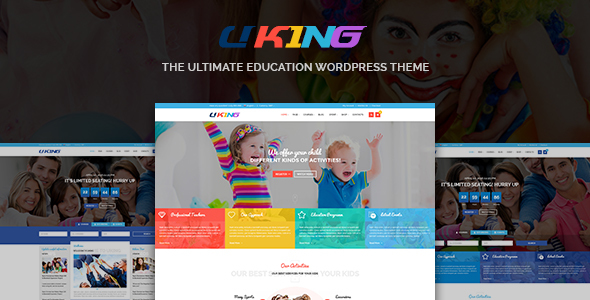 Uking – Responsive WordPress Education Theme