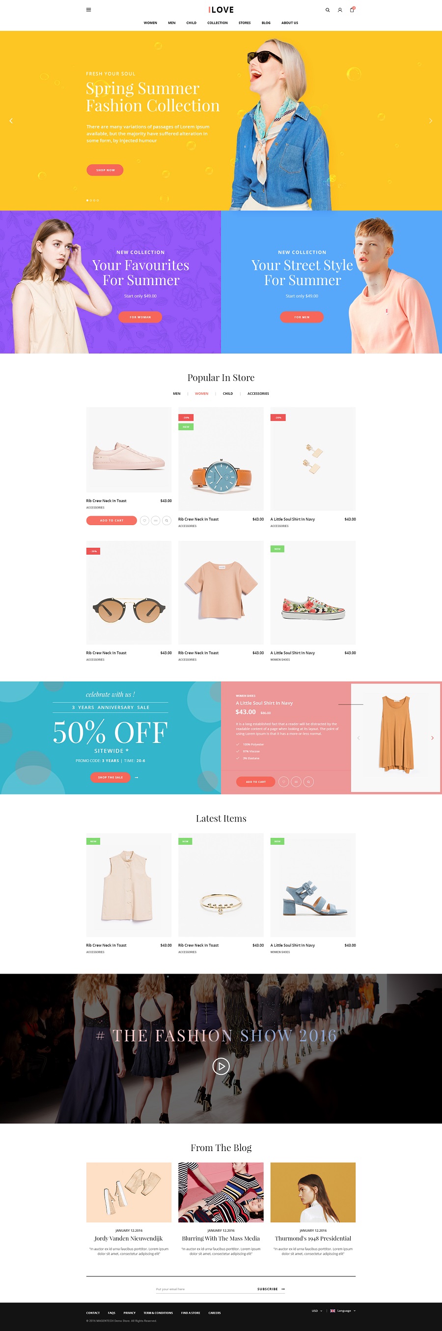 iLove - Creative Fashion WooCommerce WordPress Theme (Mobile Layouts ...