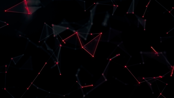 Red Laser Low Poly Background 4K, Motion Graphics | VideoHive