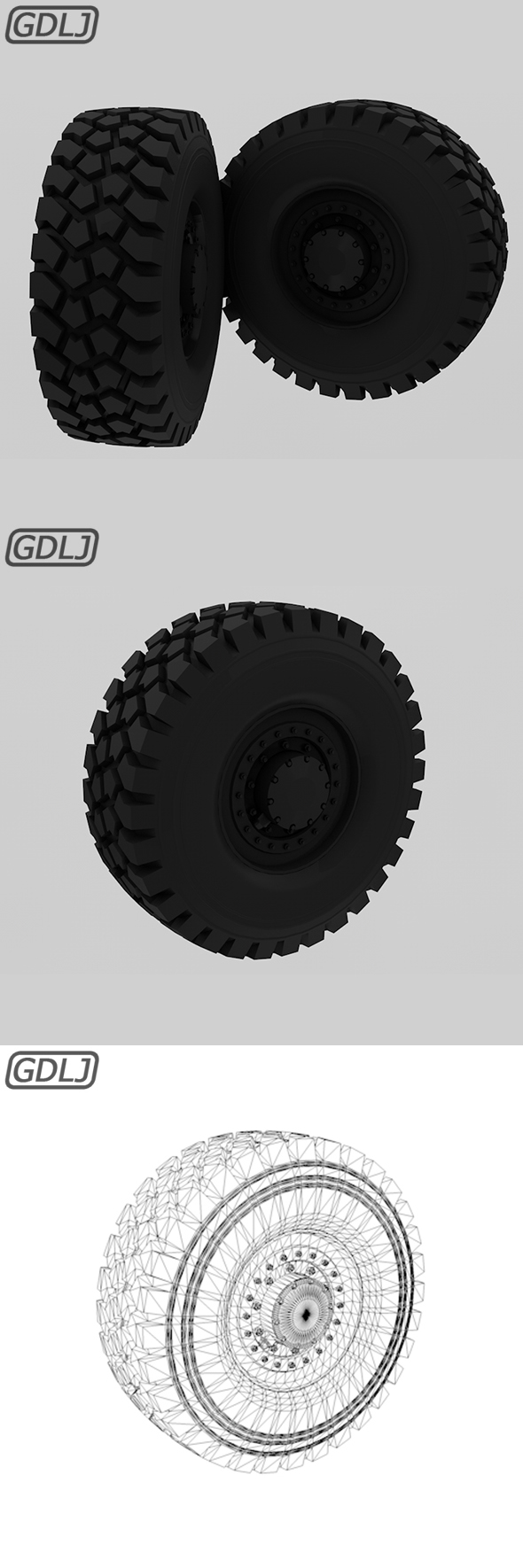 Off-road wheel Tire - 3Docean 22258774