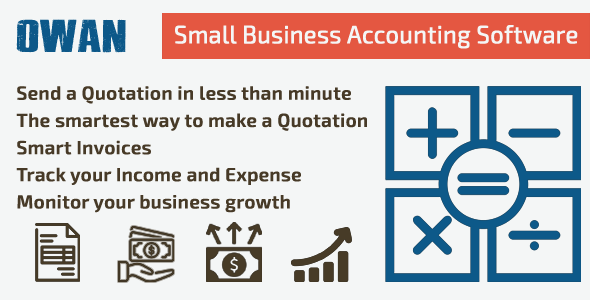 OWAN - Small Business Accounting Software - CodeCanyon Item for Sale