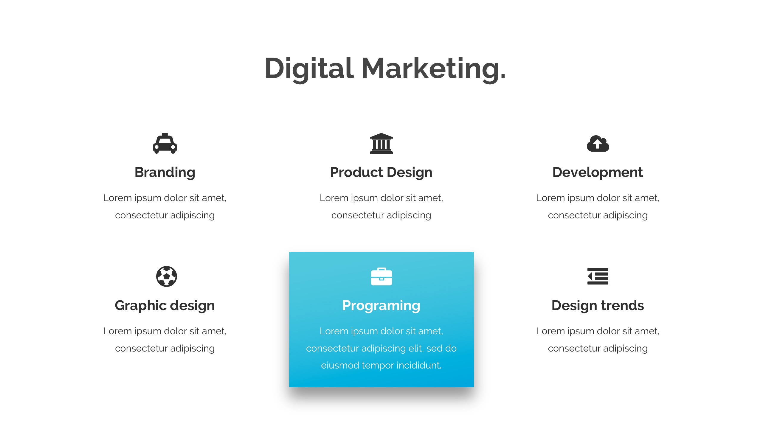 Modern & Creative Google Slide Template
