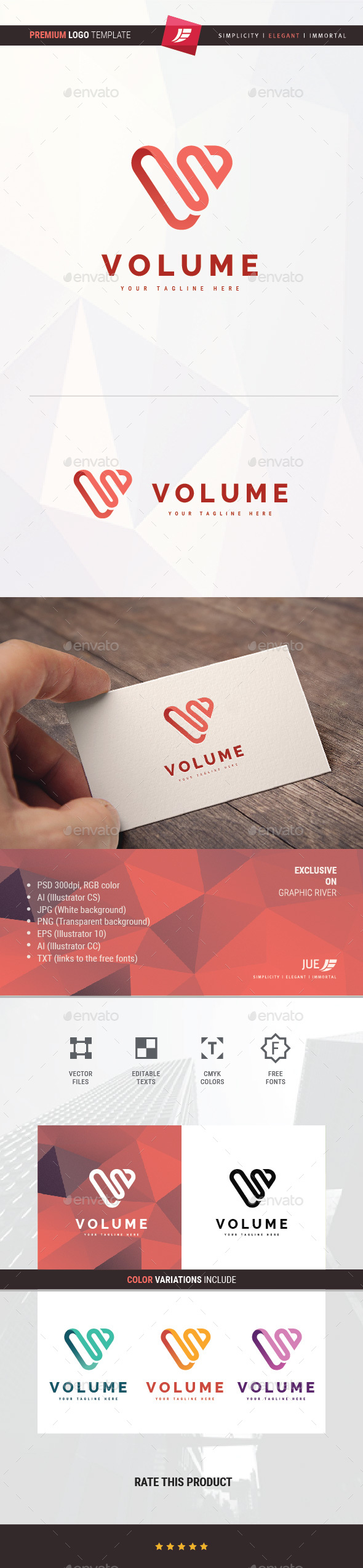 Volume Logo - Symbols Logo Templates