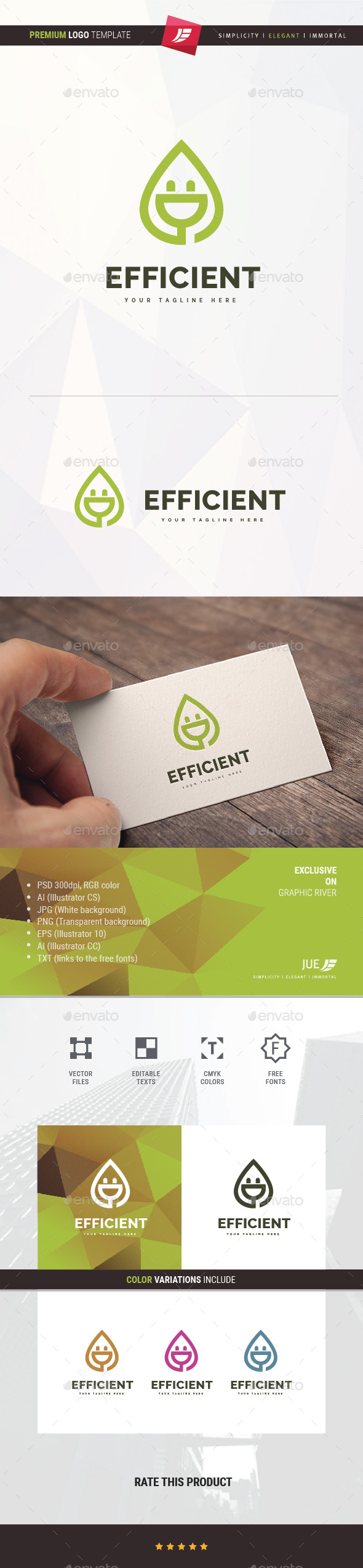 Efficient Plug Logo - Symbols Logo Templates