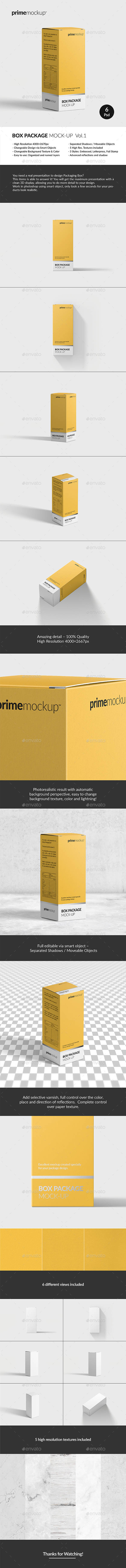 Package Box Mock-Up Vol.1 - Miscellaneous Packaging