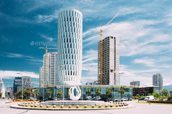 Public Service Hall In Batumi, Adjara, Georgia. Sunny Summer Day - Stock Photo - Images