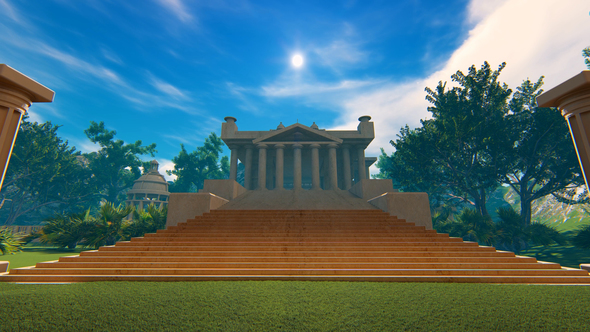 Ancient Temple back