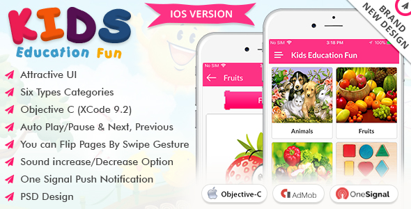 iOS Kids Education Fun - CodeCanyon Item for Sale