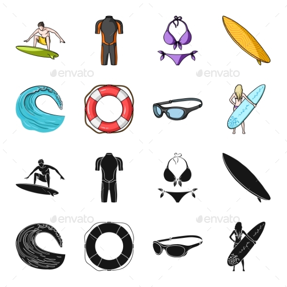 Surfing - Sports/Activity Conceptual