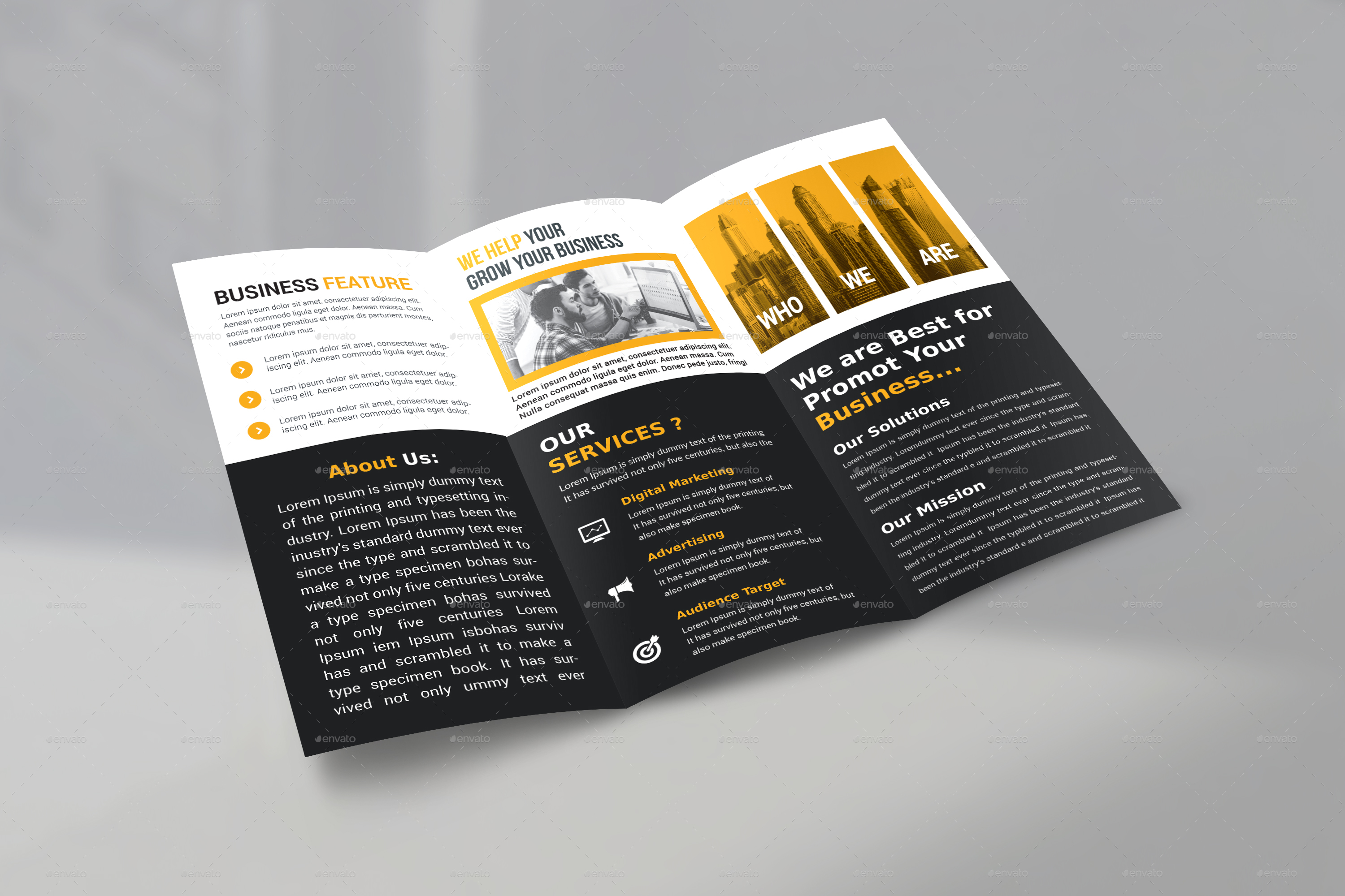 Corporate Tri-fold Brochure by Alpha1x | GraphicRiver