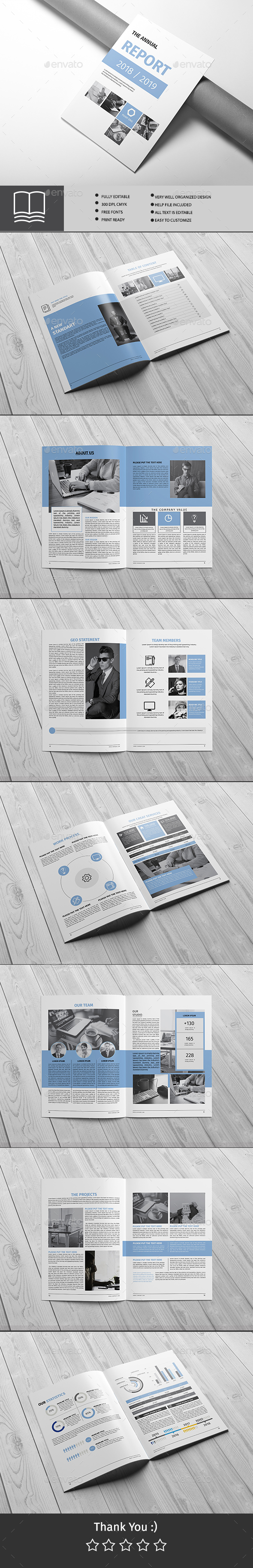 Annual Report - Brochures Print Templates