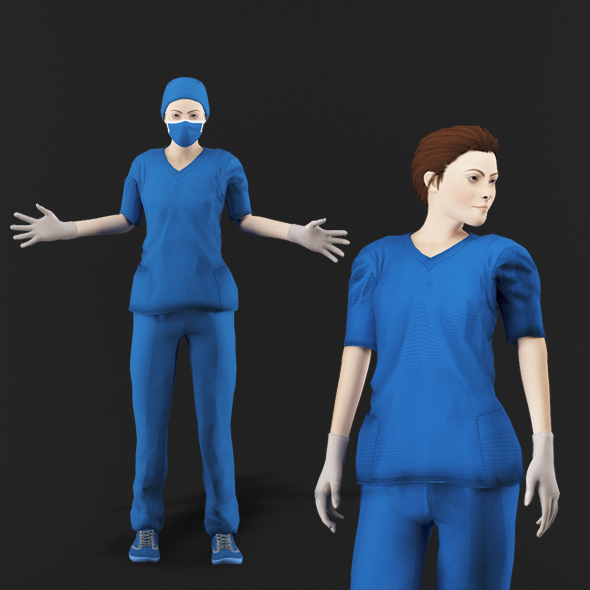 Nurse Woman1 - 3Docean 22246071