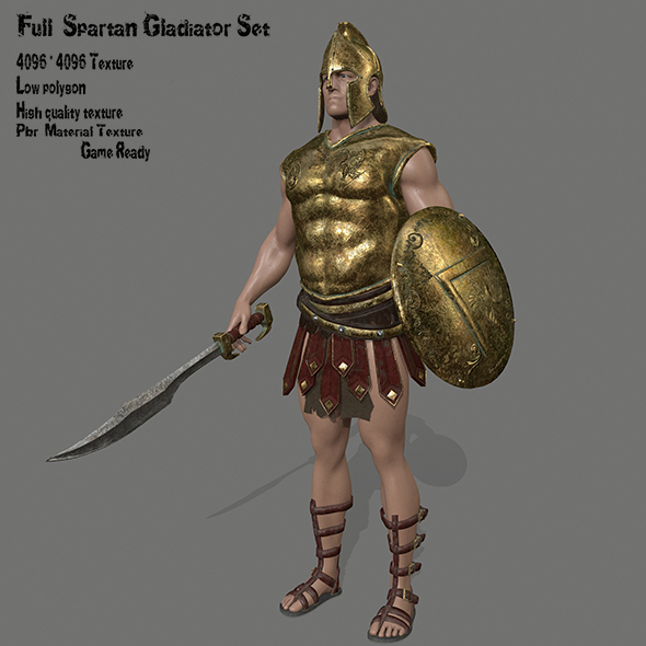 gladiator armor - 3Docean 22272463