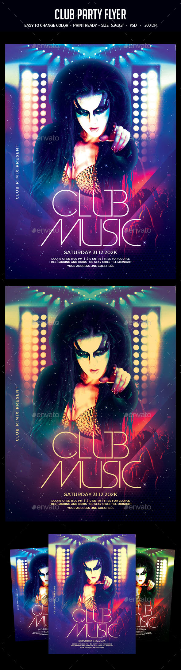 Club Party Flyer - Clubs & Parties Events