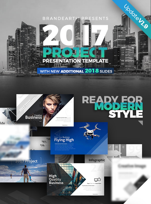 2017 Project Presentation Template - Business PowerPoint Templates