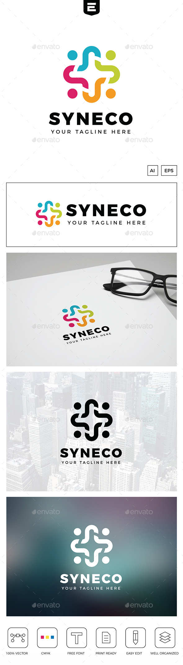 Community Logo - Abstract Logo Templates