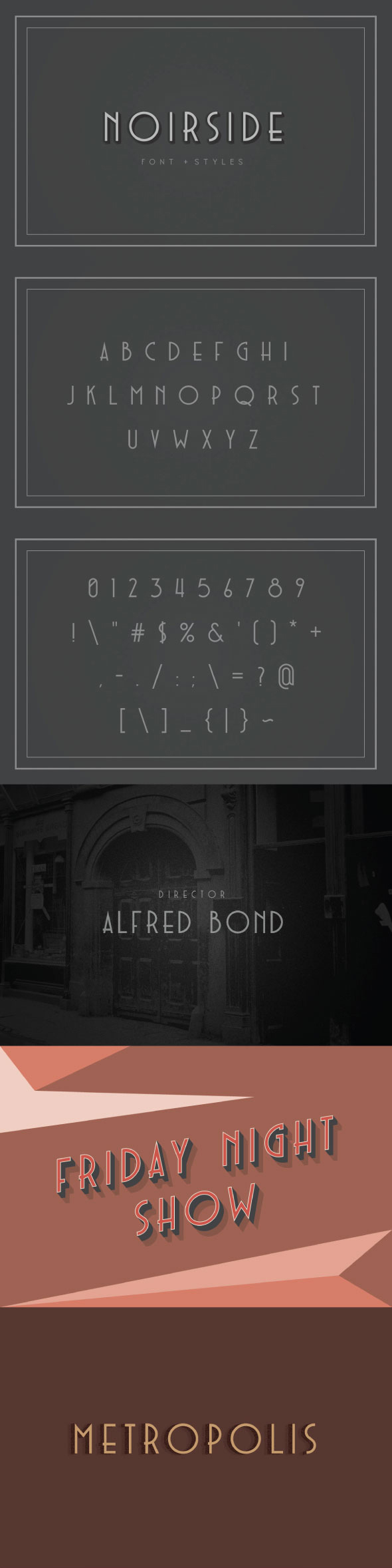 Noirside Typeface - Sans-Serif Fonts