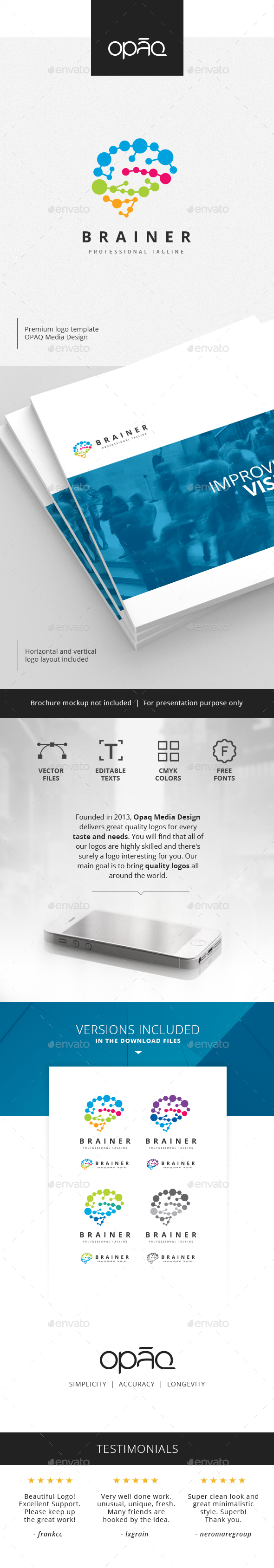 Brain Network Logo - Humans Logo Templates