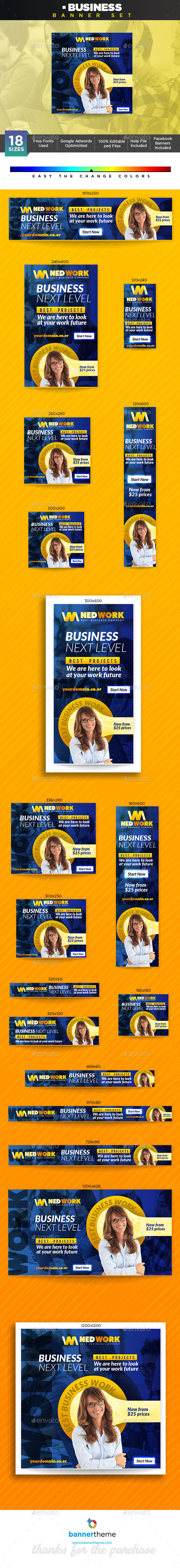 Business Banner - Banners & Ads Web Elements