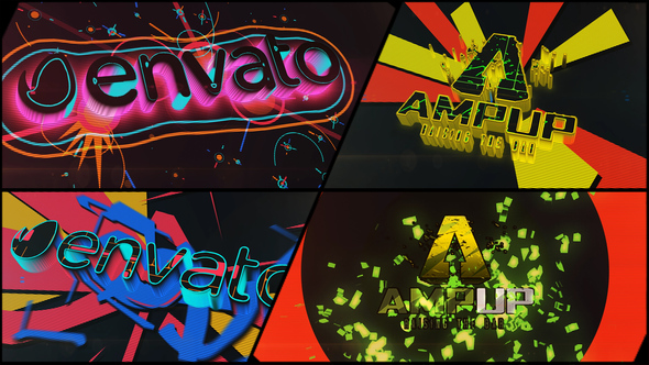 Colorful Dubstep Projection - VideoHive 22280835