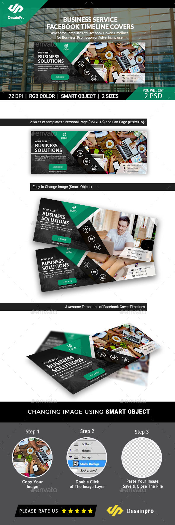 Business Service Facebook Timeline Covers - AR